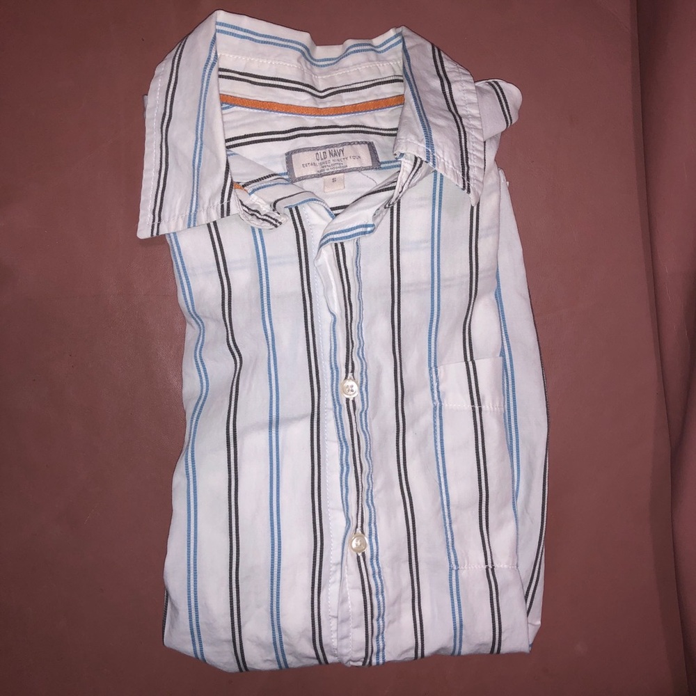 White button down shirt !
